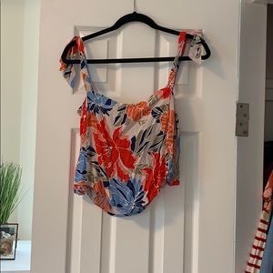 Floral Cropped Top